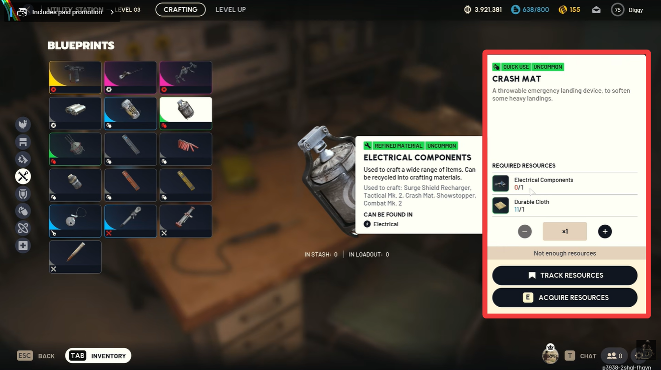 ARC Raiders: Crash Mat Blueprint Location, Crafting, and Uses 