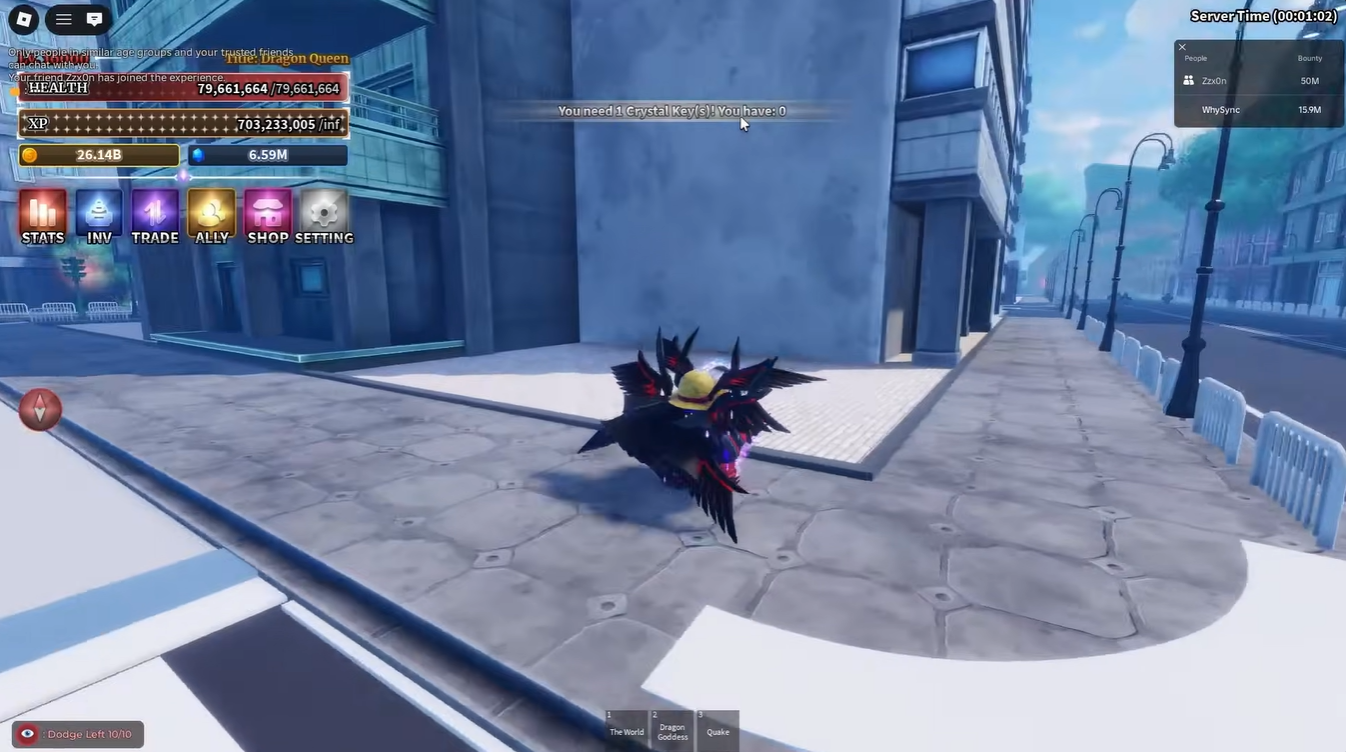 Sailor Piece Crystal Key Farming (Image credit: Sailor Piece Roblox / Via: YouTube – ViewSIM)