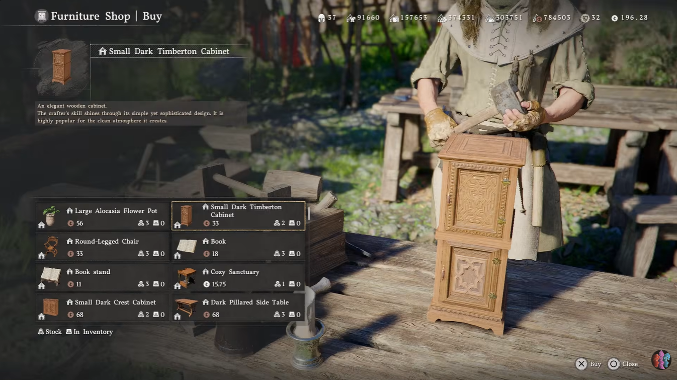 Housing layout and storages Crimson Desert (Image credit: Pearl Abyss / Via: YouTube - RageGamingVideos)