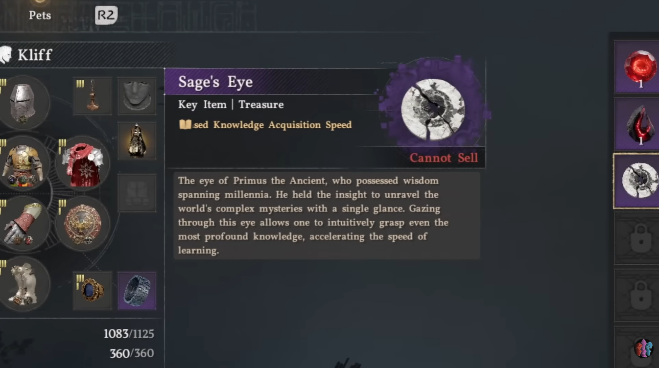 Sage’s Eye in Crimson Desert (Image credit: Pearl Abyss / Via: YouTube - RageGamingVideos)