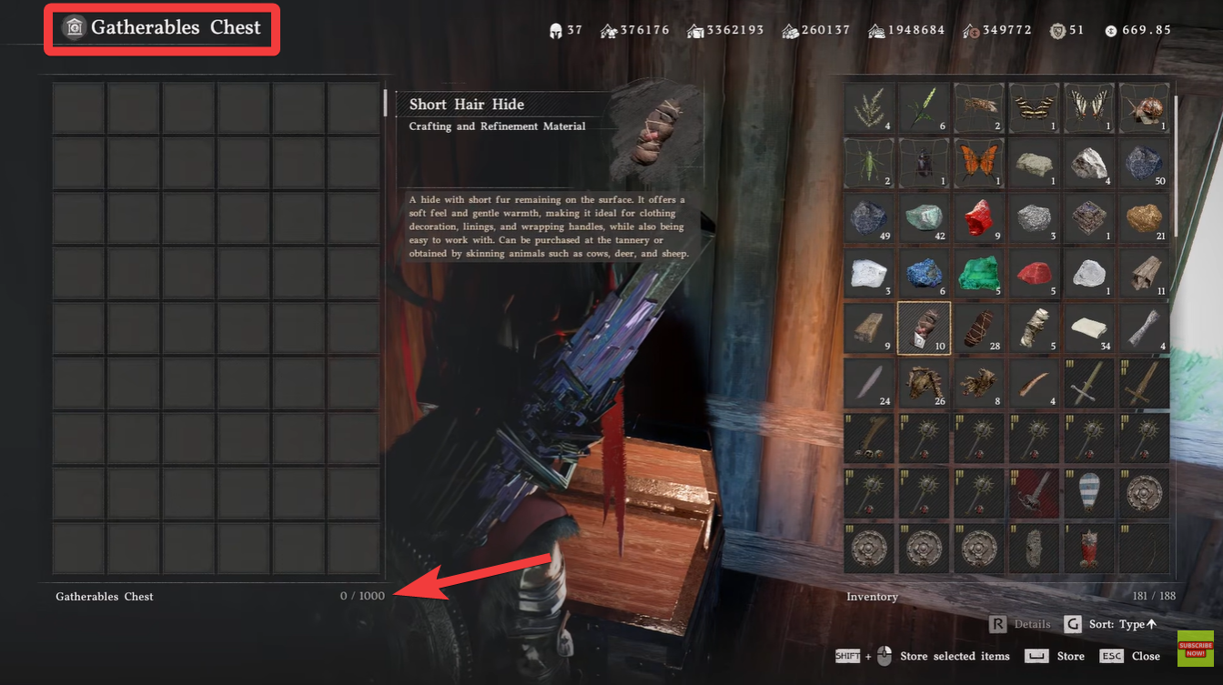 Sturdy Gatherables Chest Crimson Desert (Image credit: Pearl Abyss  / Via: YouTube - Mon Facts)