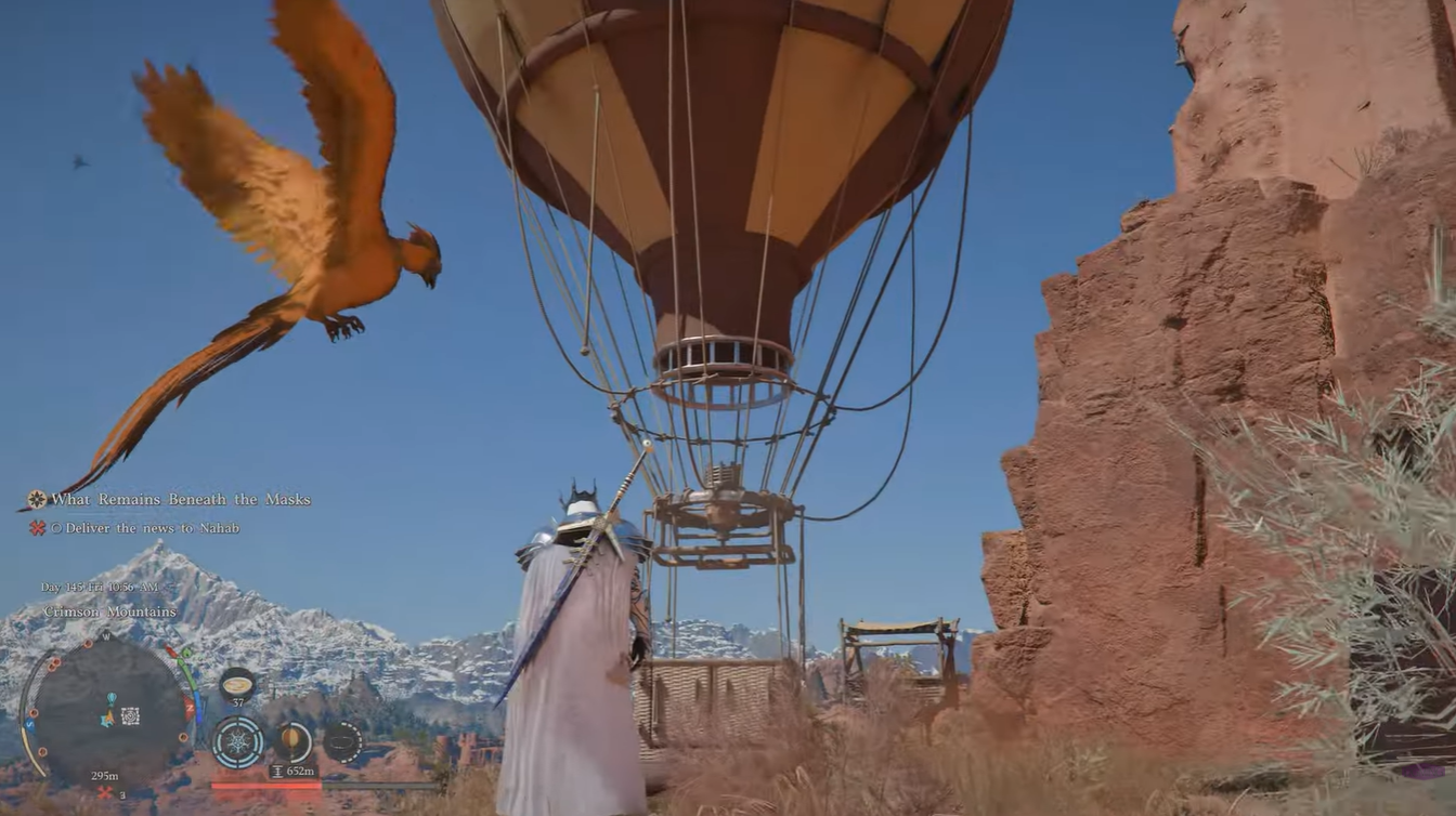 Cloucart crimson desert unlock, upgrade, types - Image credit: Pearl Abyss / Via: YouTube - DefectiveGaming