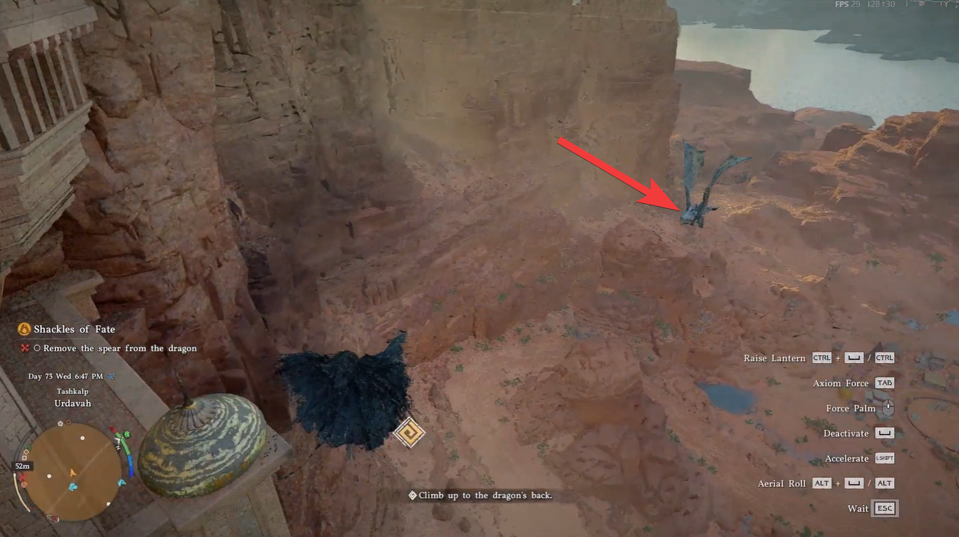 Remove spear from dragon blackstar (Image credit: Pearl Abyss / Via: YouTube - ASAP)