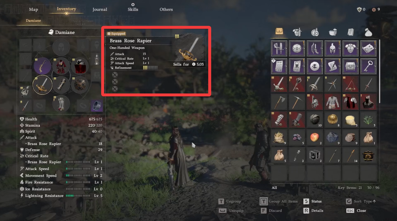 Brass Rose Rapier location crimson desert