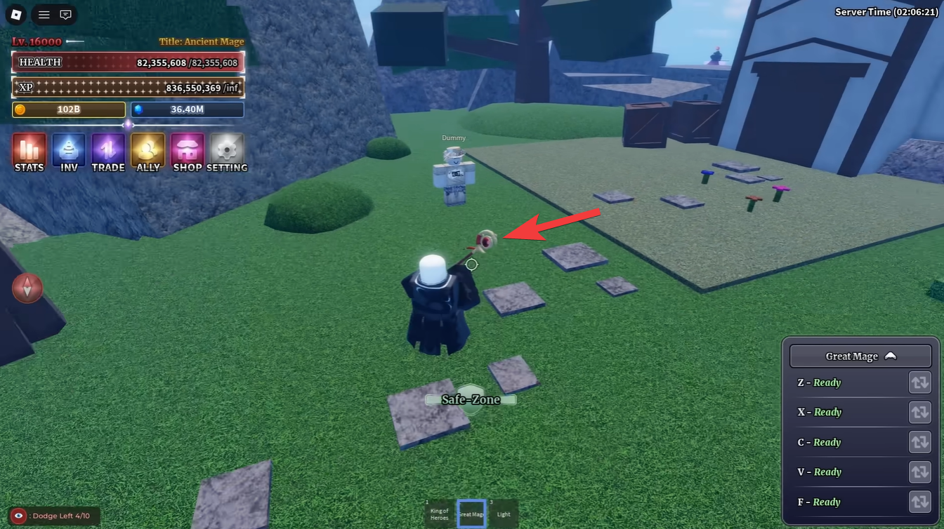 Mage Sword and Great Mage Sailor Piece (Image credit: Sailor Piece Roblox / Via: YouTube - Simple9064)