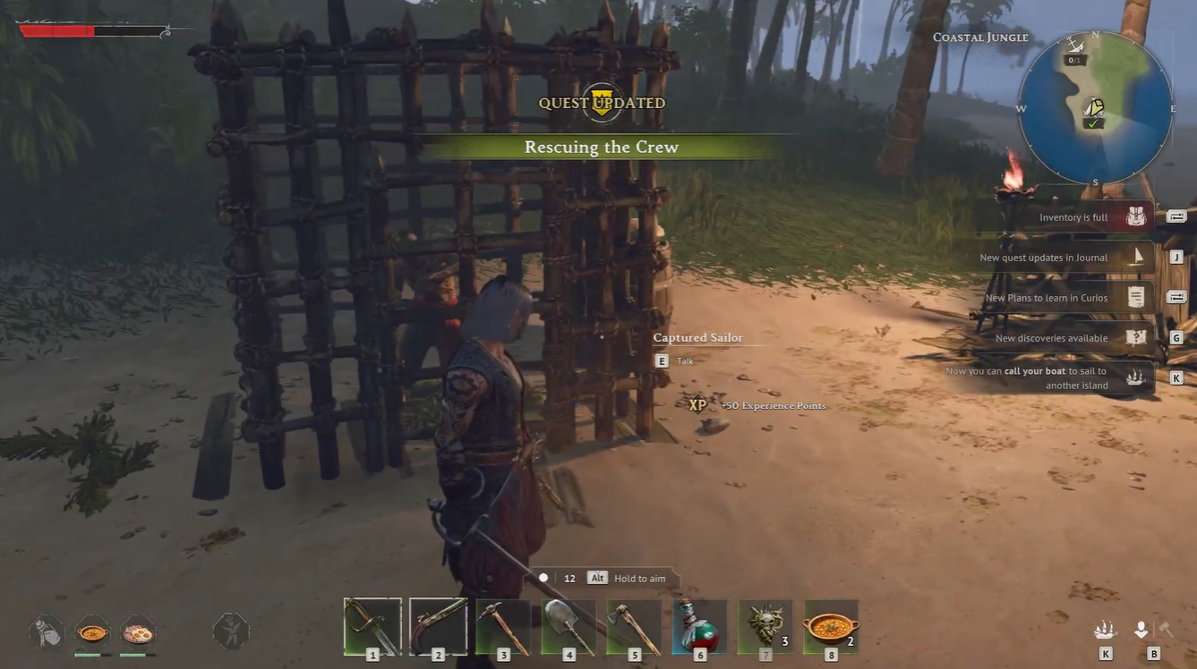 How to Rescue crew in Windrose