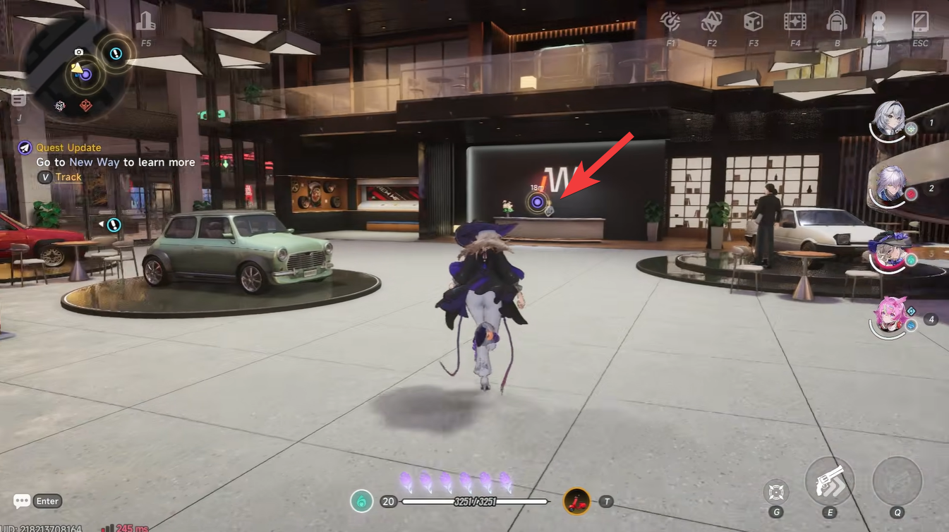 Car showroom location, New Way, Novus Car shop in Neverness to Everness-NTE