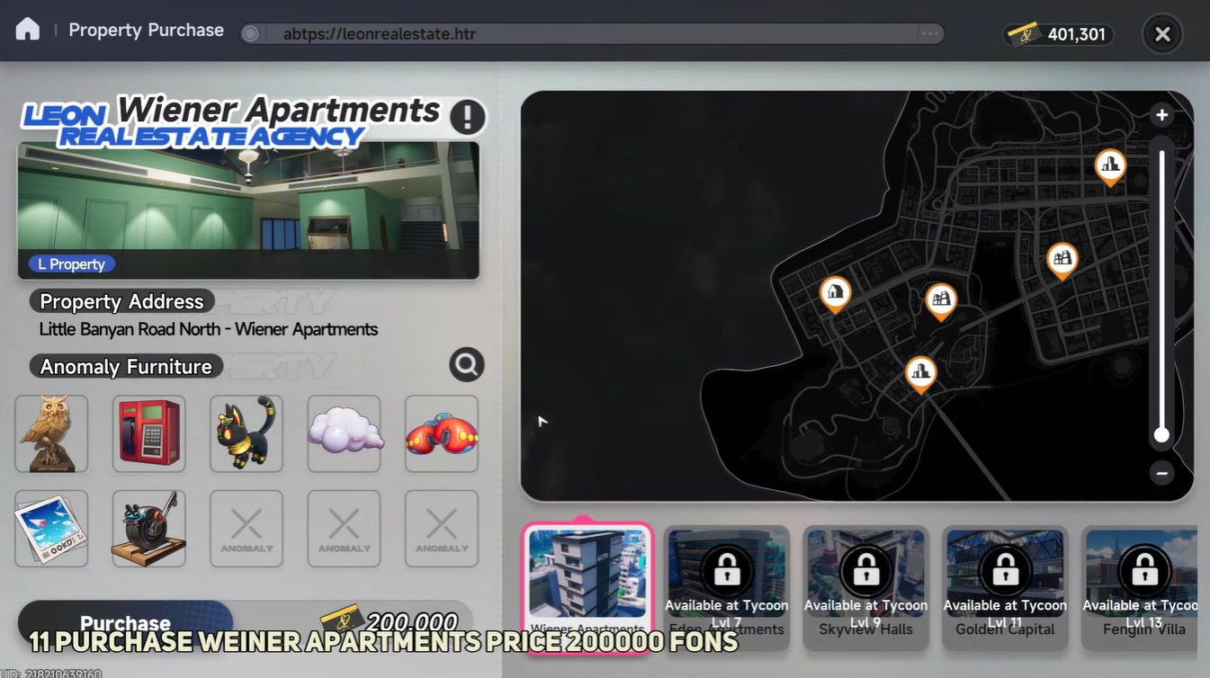 How to Unlock Apartment, Property Dealer, and Furniture in Neverness to Everness (NTE)