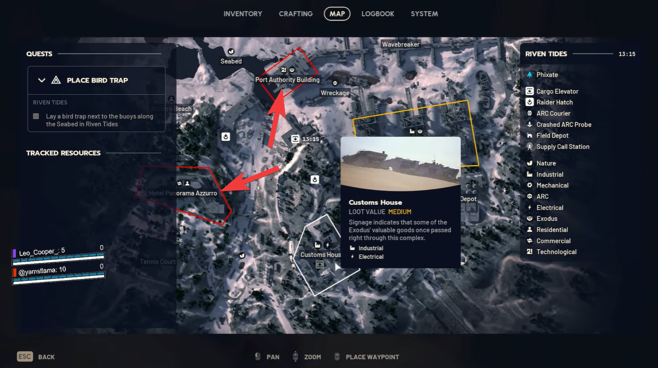 ARC Raiders Riven Tides Ship Models Locations