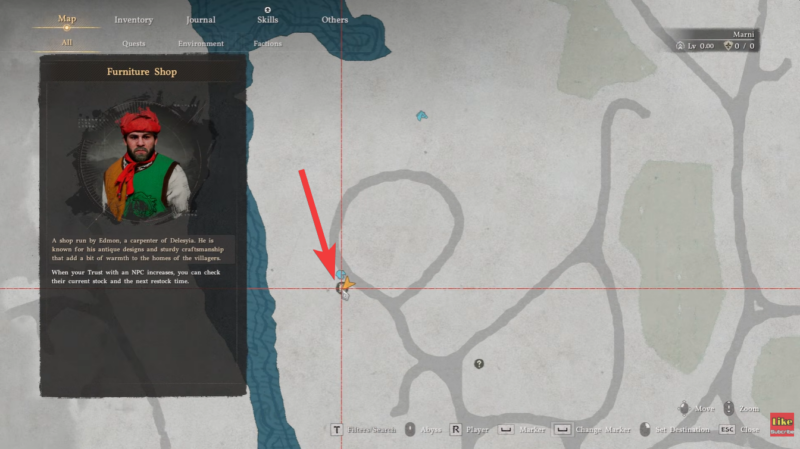 Crimson Desert Wardrobes Location (Image credit: Pearl Abyss / Via: YouTube - KpShamino)