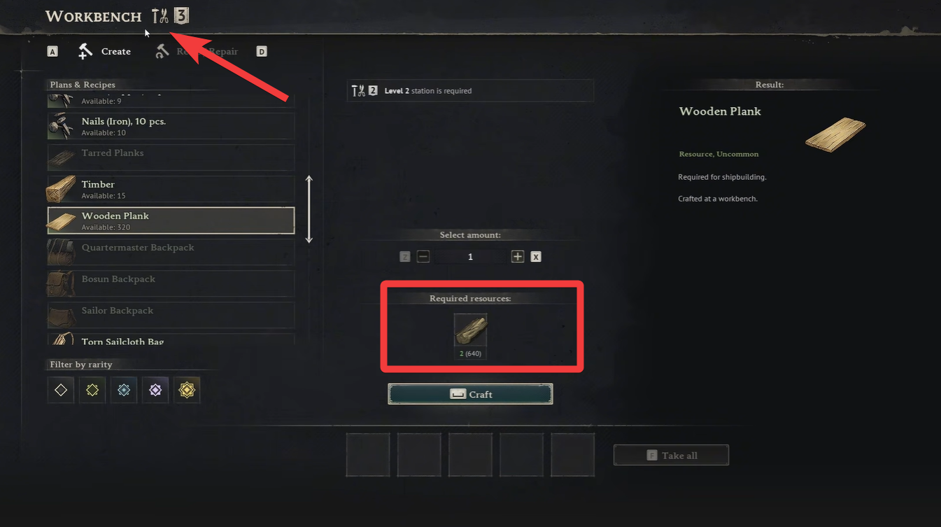 Windrose Tarred Planks guide (Image credit: Kraken Express / Via: YouTube - ASAP)