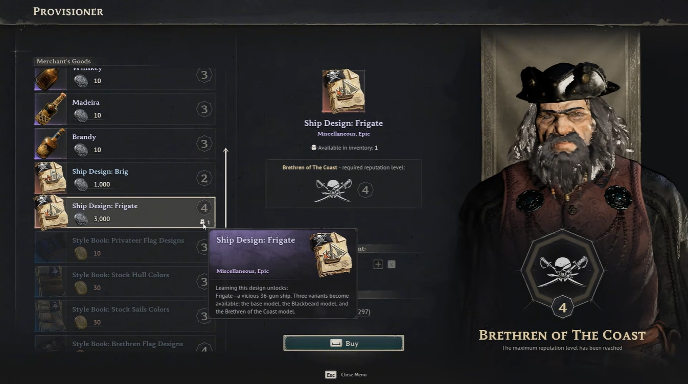 Frigate Blueprint windrose (Image credit: Kraken Express / Via: YouTube - ASAP)