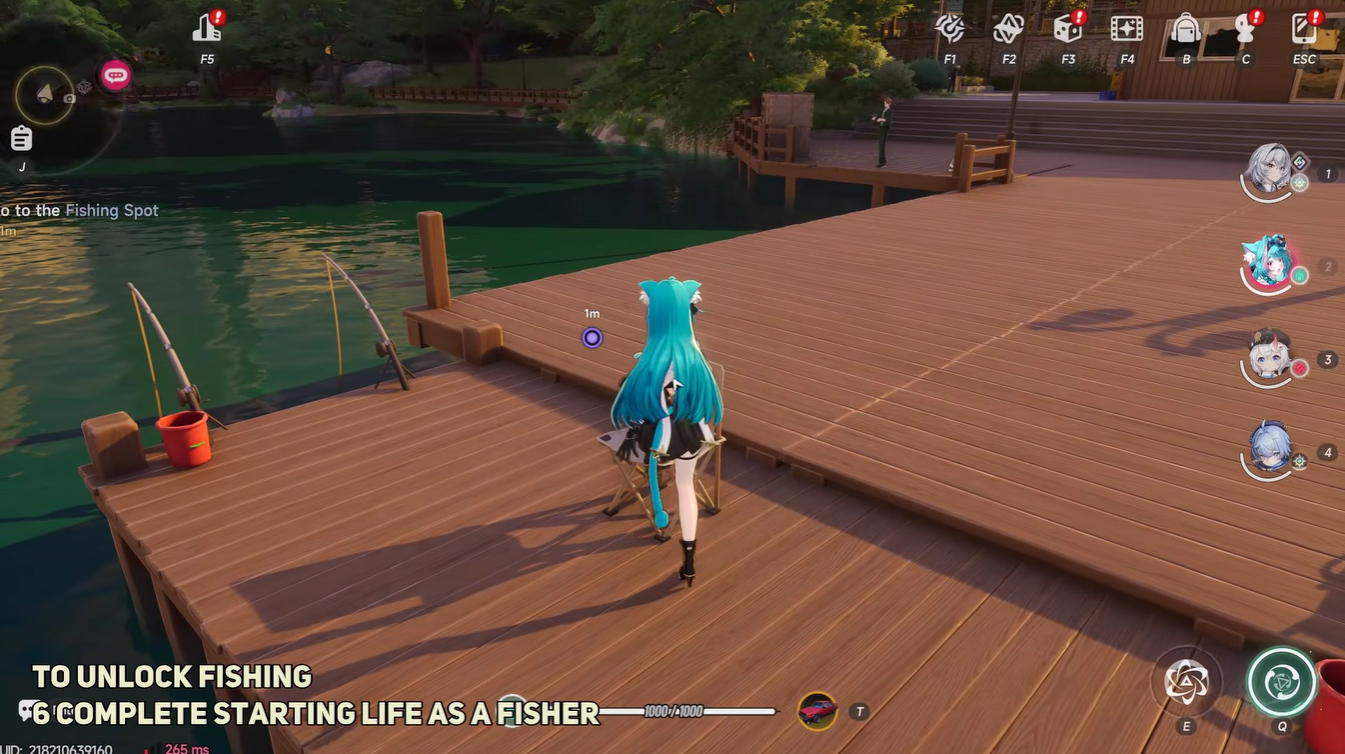 Neverness to Everness - Fishing, unlock fishing, catch fish, location of fishing