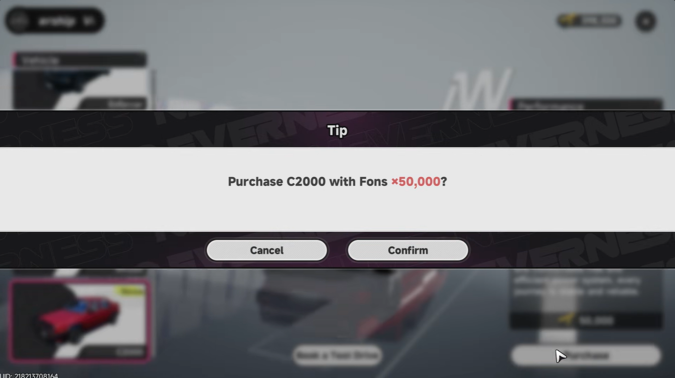 Car showroom location, New Way, Novus Car shop in Neverness to Everness-NTE