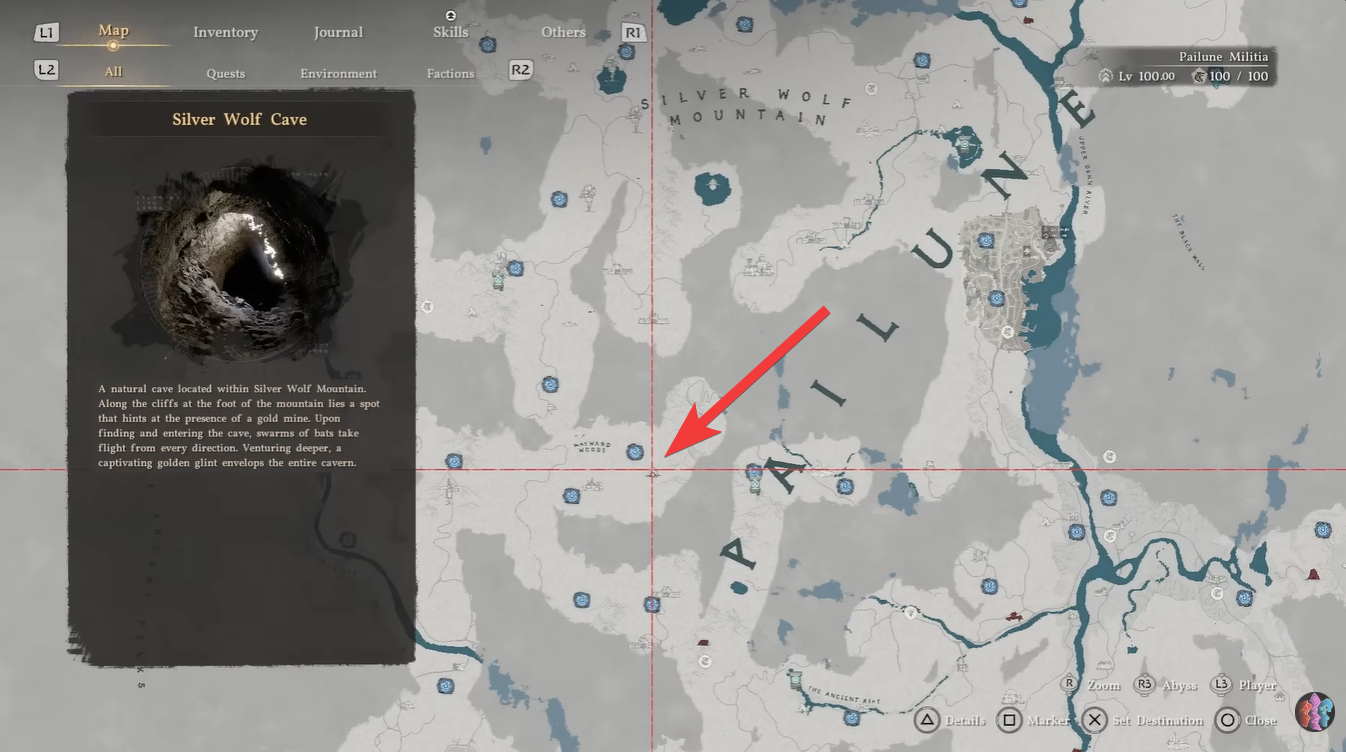 Gold Vein Map and goldmine locations Crimson Desert