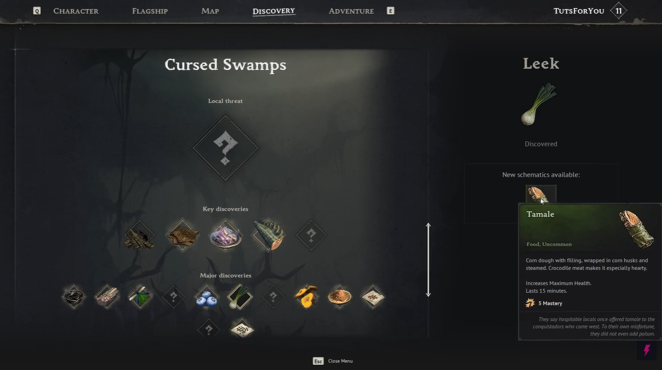 Leek windrose (Image credit: Kraken Express / Via: YouTube - ASAP)