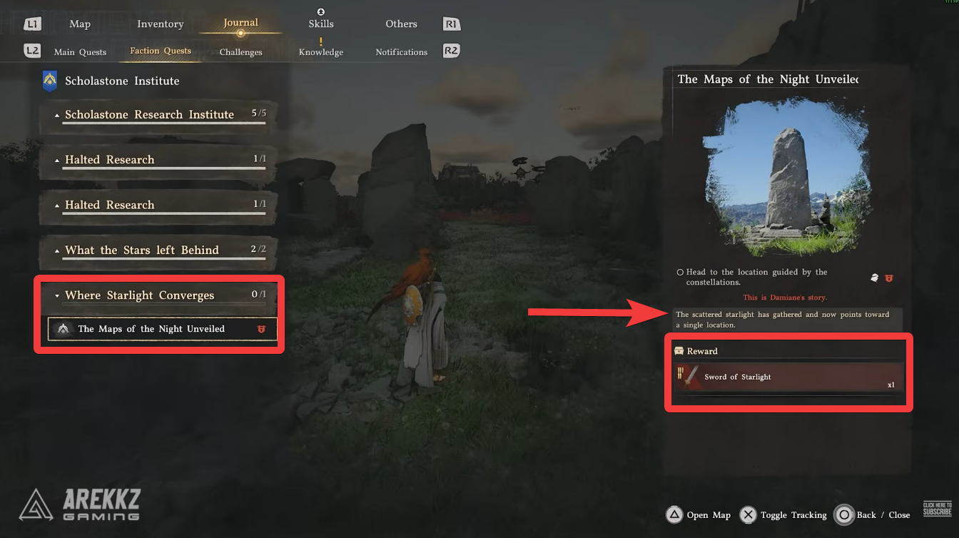 Sword of starlight crimson desert location (Image credit: Pearl Abyss / Via: YouTube - Arekkz Gaming)