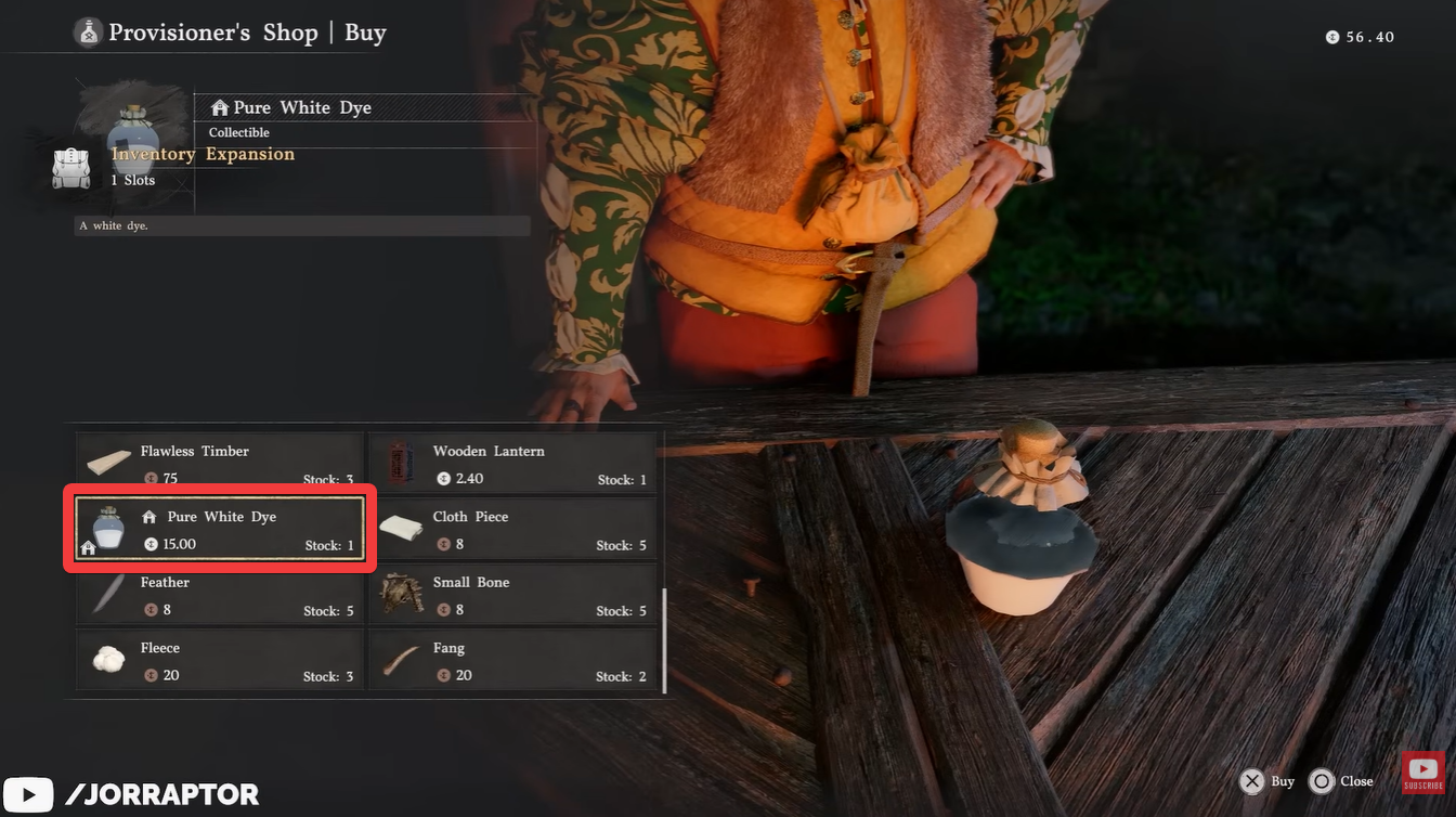 Pure True White Dye Crimson Desert (Image credit: Pearl Abyss / Via: YouTube - JorRaptor)