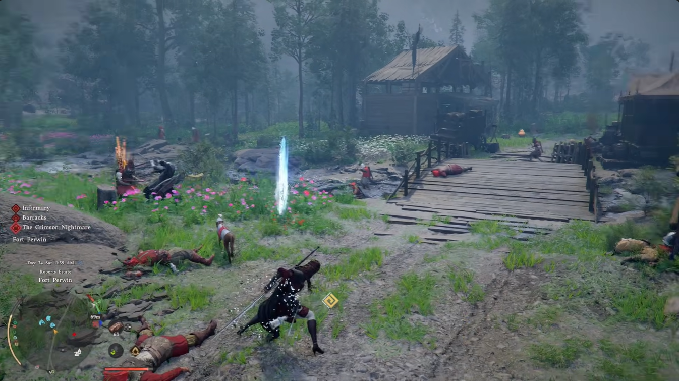 Ambush Skill Crimson Desert (Image credit: Pearl Abyss / Via: YouTube - Dopamine Hunter)