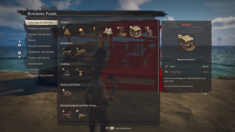 Windrose Wharf and Ship upgrade guide - Image credit: Kraken Express / Via: YouTube – Quick Tips