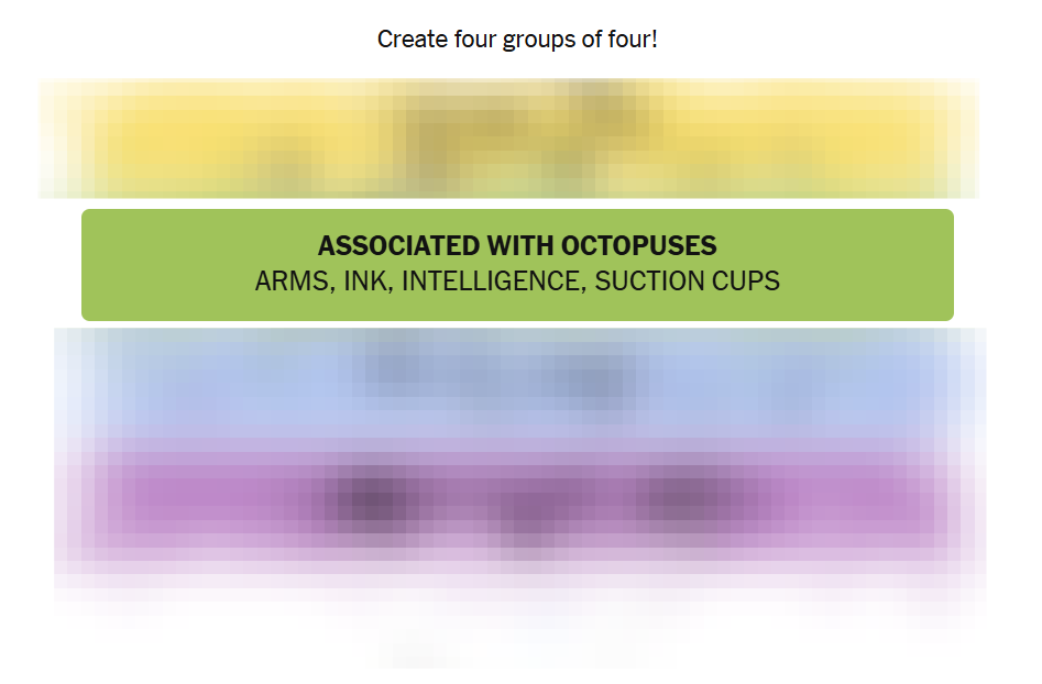 NYT Connections Answers: 24 April 2026