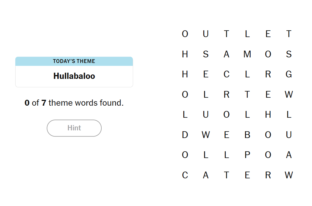 24 April 2026 NYT Strands Answers