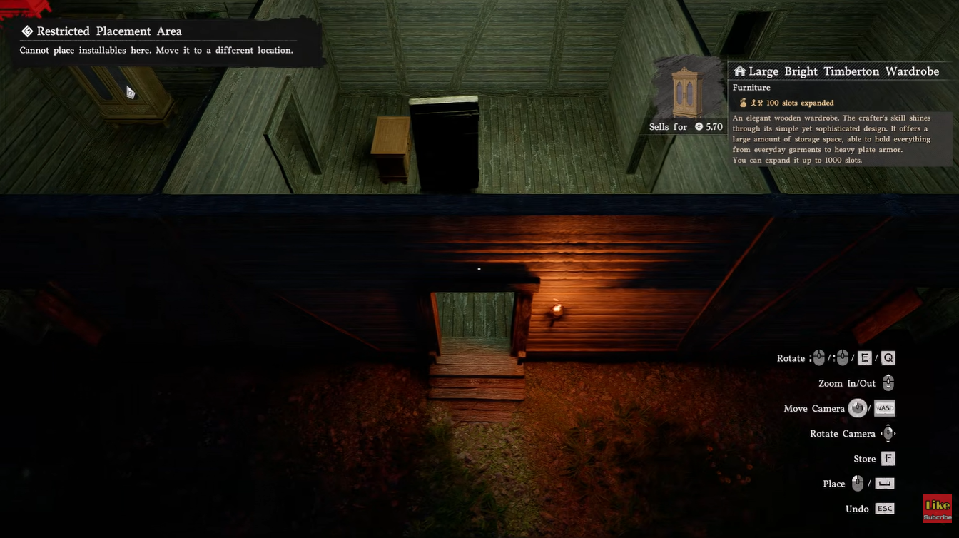 Crimson Desert Wardrobes Location (Image credit: Pearl Abyss / Via: YouTube - KpShamino)