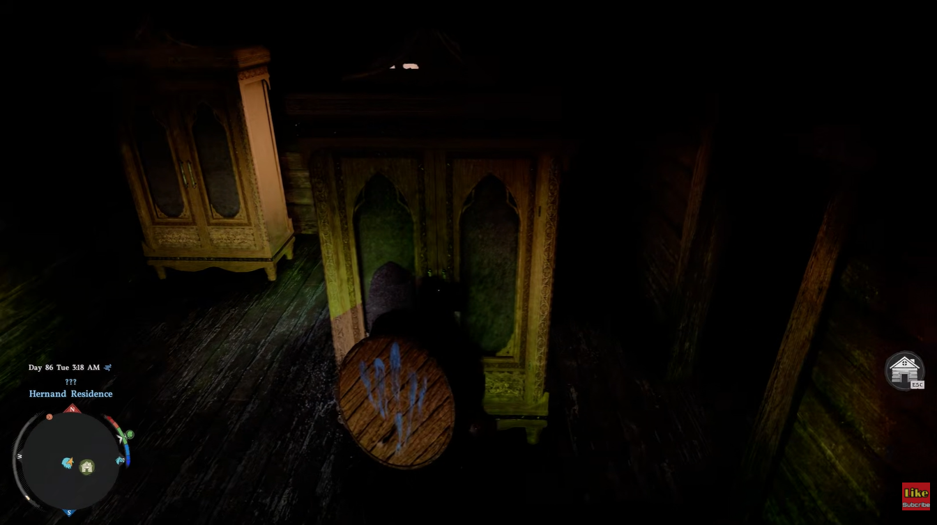 Crimson Desert Wardrobes Location (Image credit: Pearl Abyss / Via: YouTube - KpShamino)