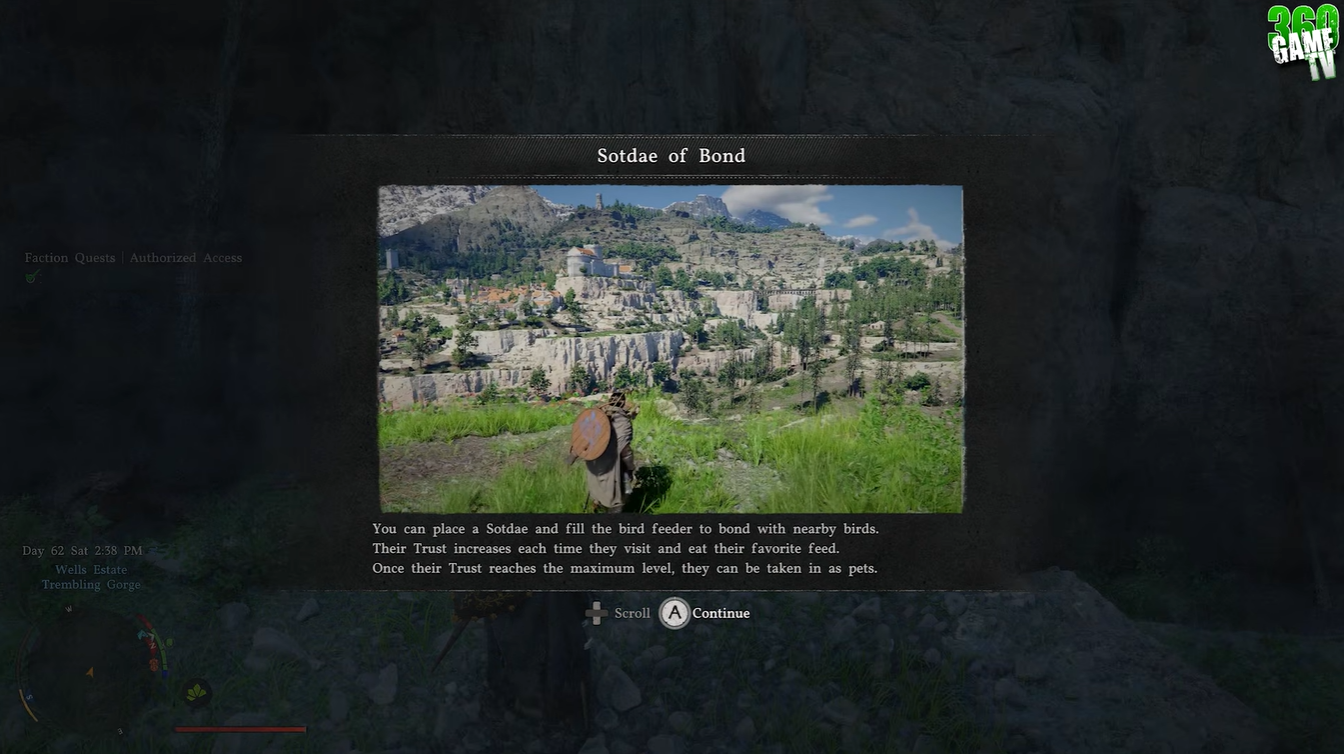 get back sotdae of bond recovery guide crimson desert (Image credit: Pearl Abyss / Via: YouTube - WoW Quests)