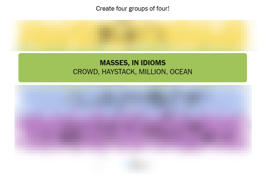 NYT Connections Answers: 25 April 2026