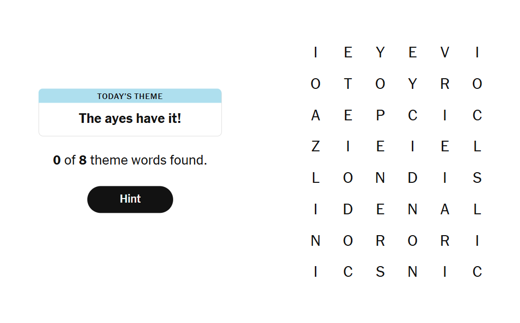 NYT Strands Puzzle April 27: Answers and Tips!