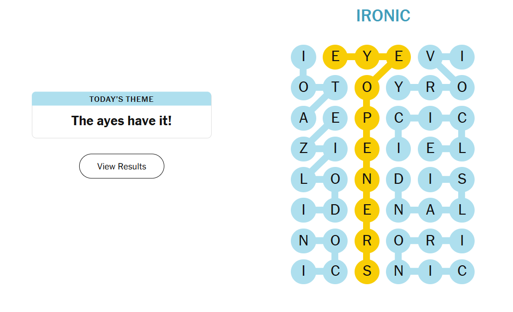 NYT Strands Puzzle April 27: Answers and Tips!