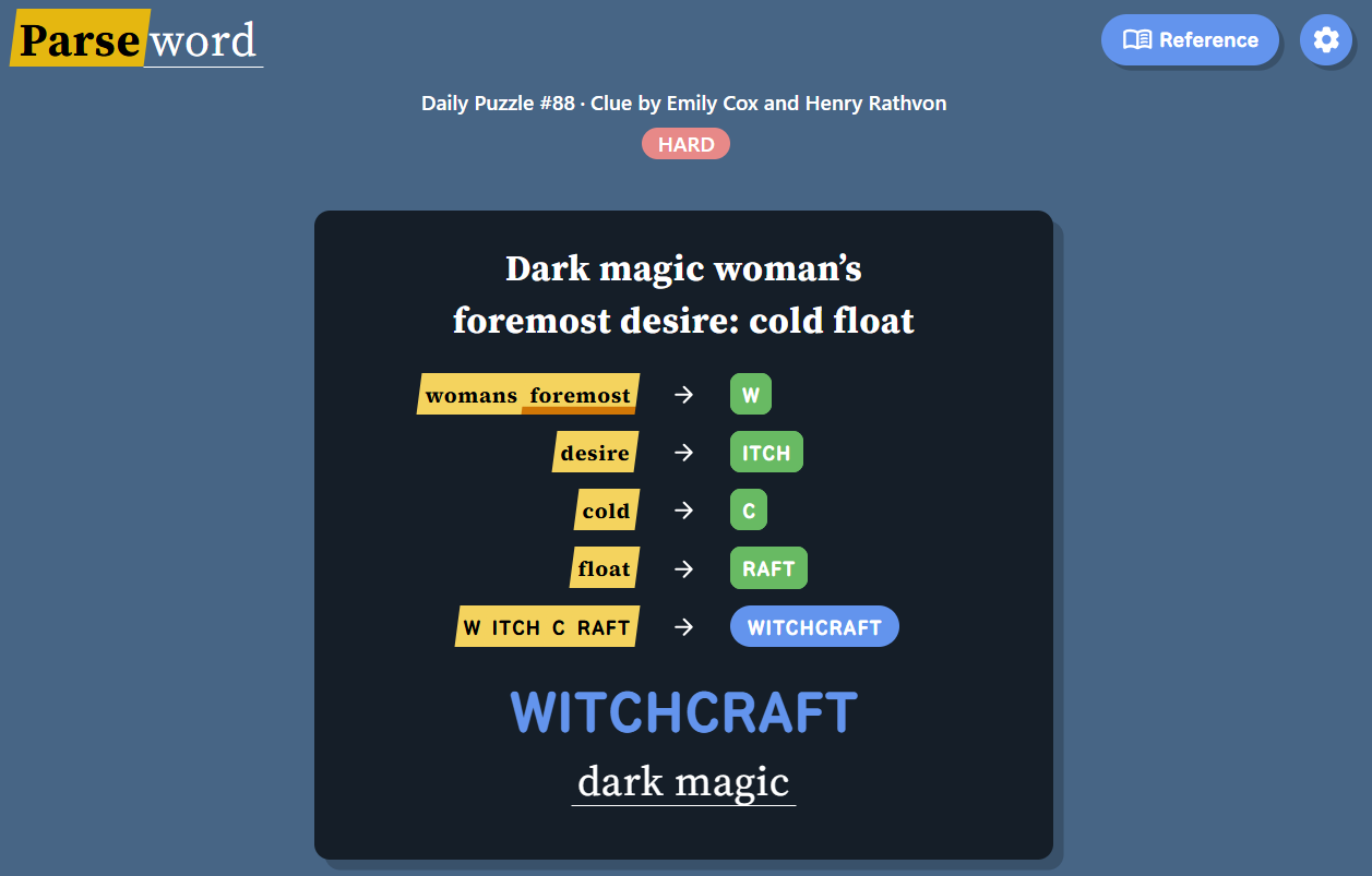 Parseword Hints and Solutions Today: April 27, 2026