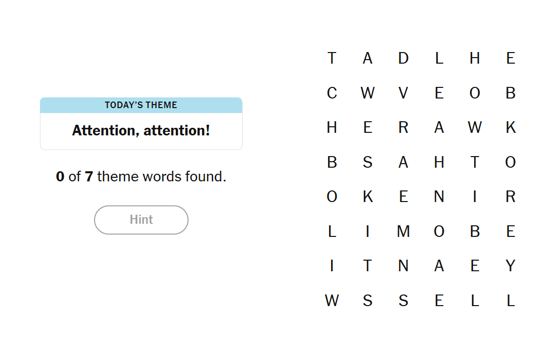 28 April 2026 NYT Strands Answers