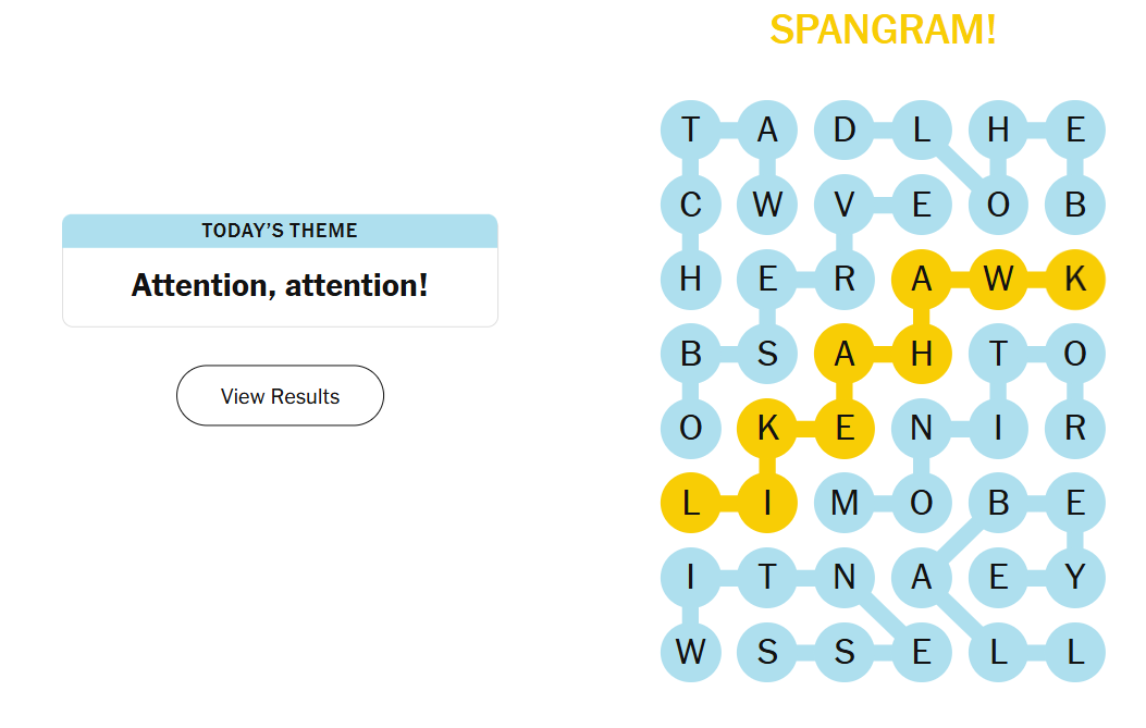 28 April 2026 NYT Strands Answers