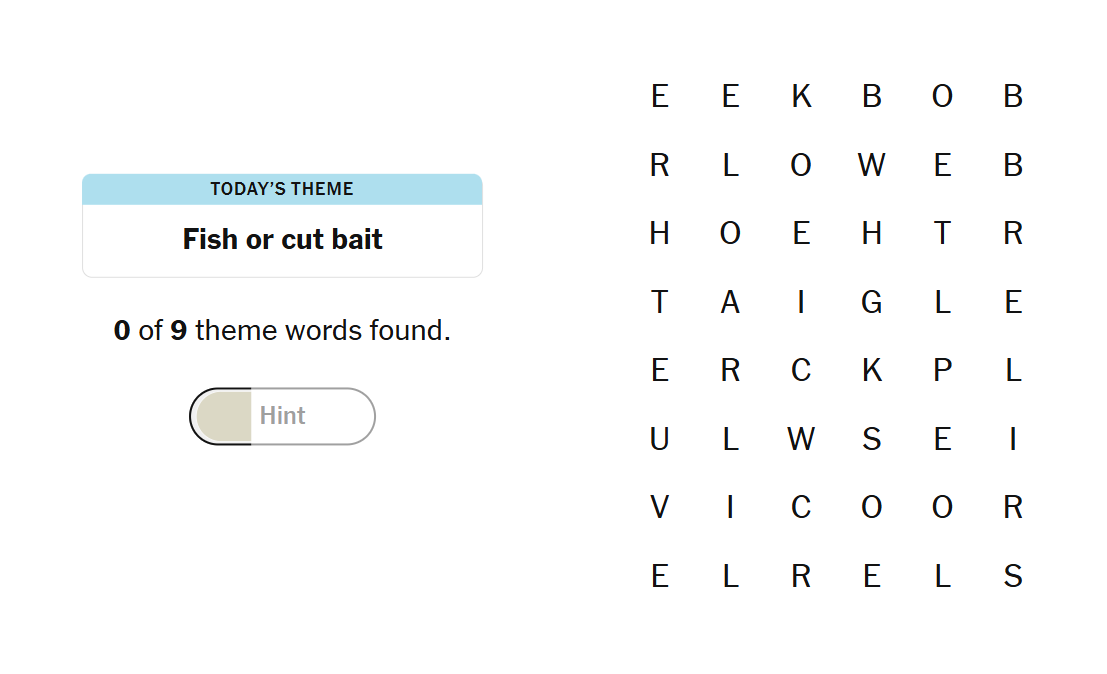 NYT Strands Puzzle 29 April: Answers and Tips!
