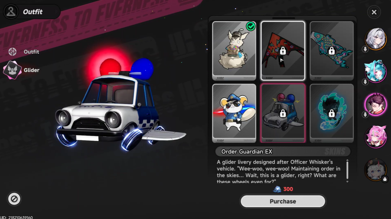 Neverness to Everness: How to Change Gliders in NTE