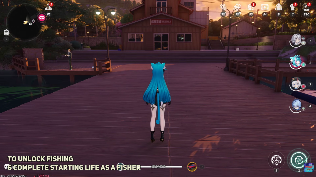 Neverness to Everness - Fishing, unlock fishing, catch fish, location of fishing