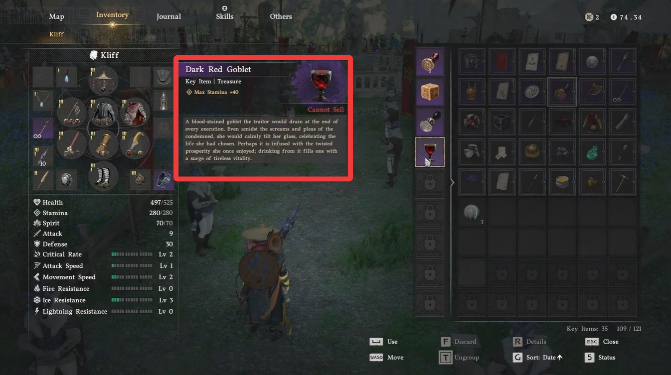 Dark Red Goblet crimson desert (Image credit: Pearl Abyss / Via: YouTube - ASAP)