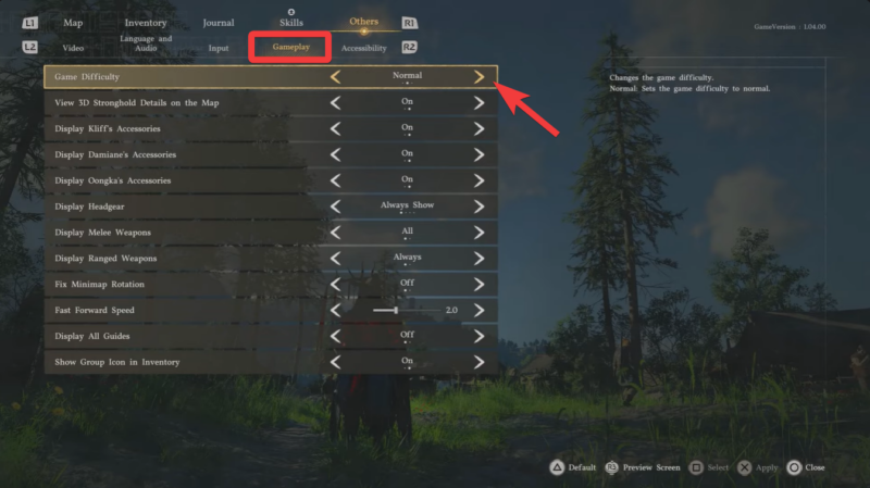 Change crimson desert diffuclty modes (Image credit: Pearl Abyss / Via: YouTube - TheUntouchableWolf) 