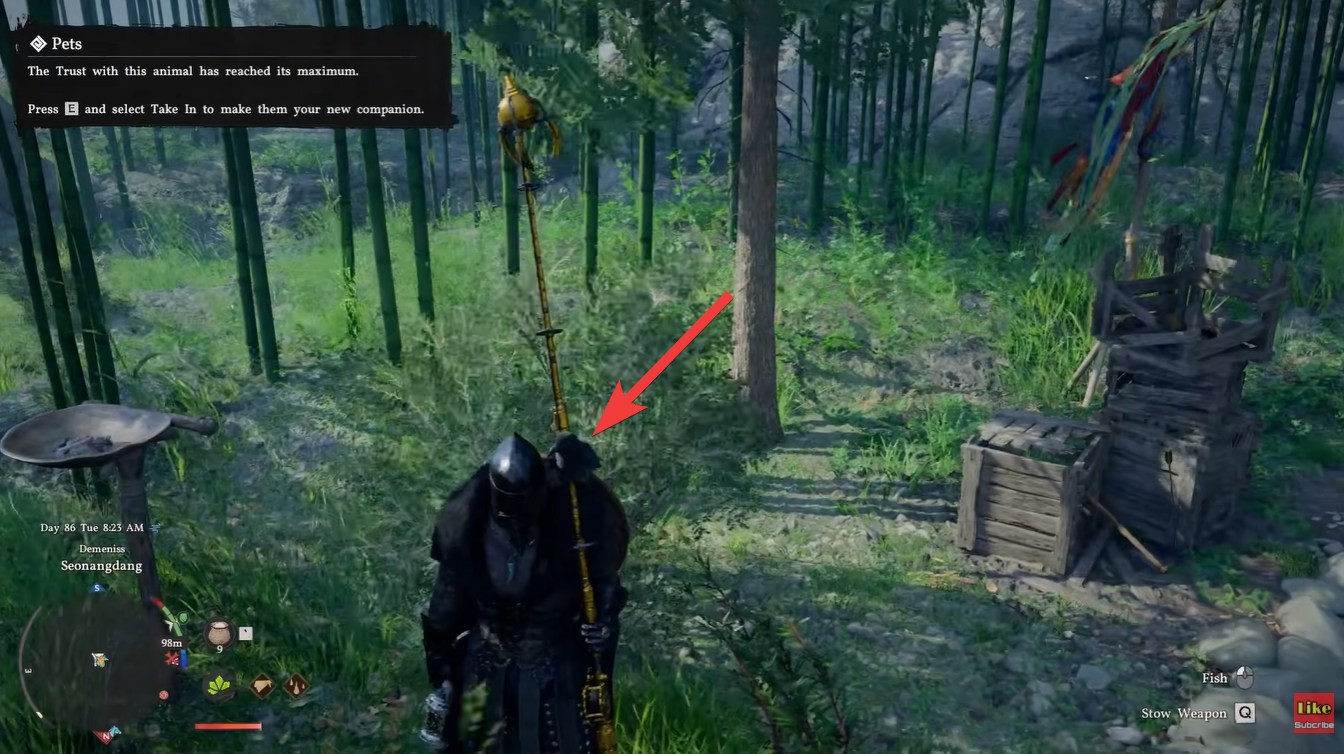 Crow pet crimson desert (Image credit: Pearl Abyss / Via: YouTube - KpShamino)