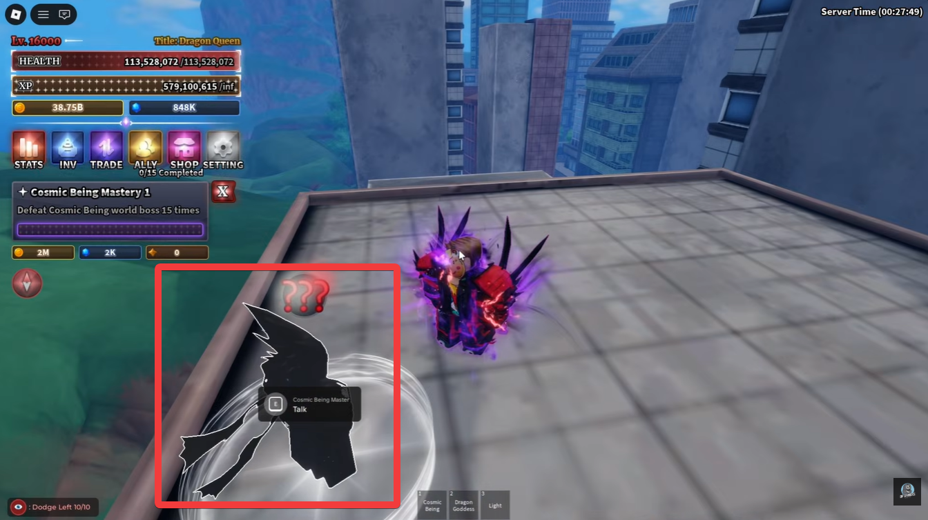 Cosmic Being F Move Sailor Piece (Image credit: Sailor Piece Roblox / Via: YouTube - OP Roblox guides)