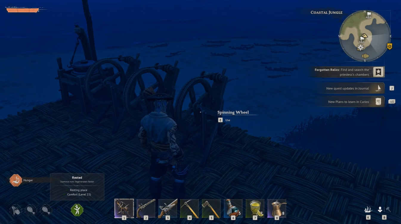 Windrose Tarred Fabric crafting (Image credit: Kraken Express / Via: YouTube - ASAP)