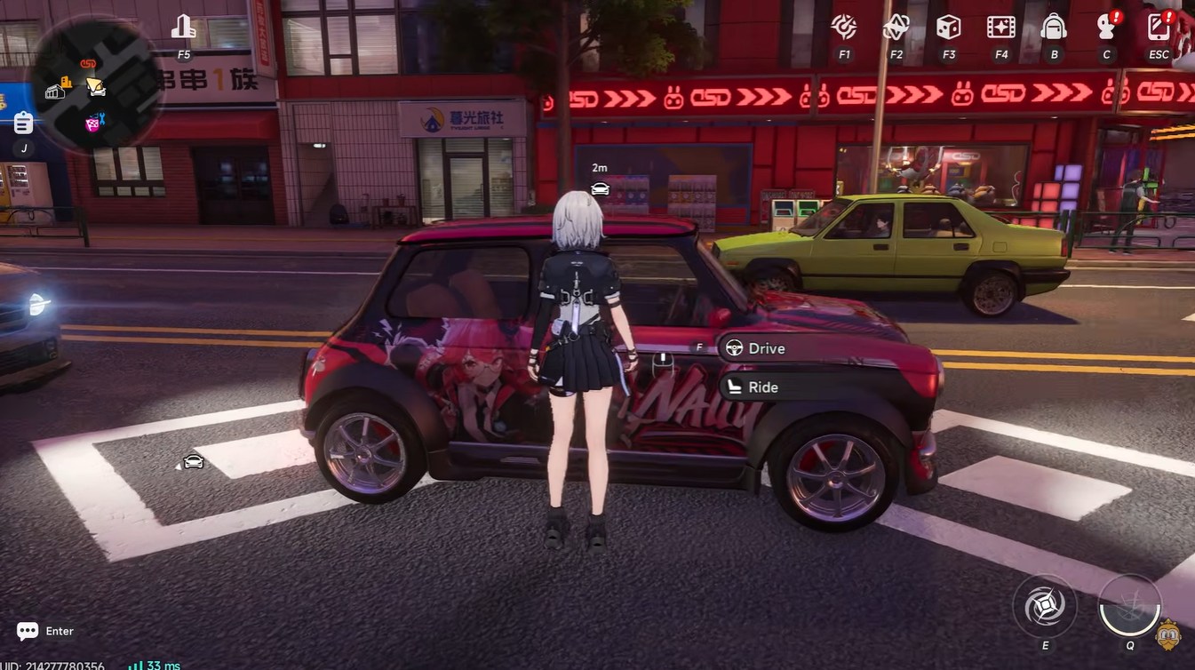 Vehicle summoning-switching system in NTE-Neverness to Everness