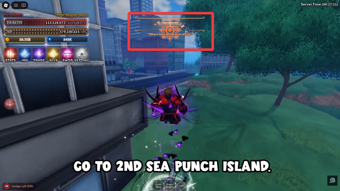 Cosmic Being F Move Sailor Piece (Image credit: Sailor Piece Roblox / Via: YouTube - OP Roblox guides)