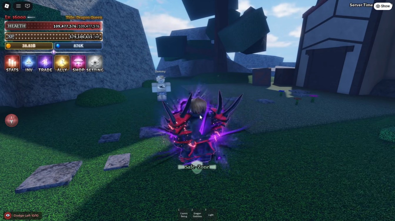 Cosmic Being F Move Sailor Piece (Image credit: Sailor Piece Roblox / Via: YouTube - OP Roblox guides)