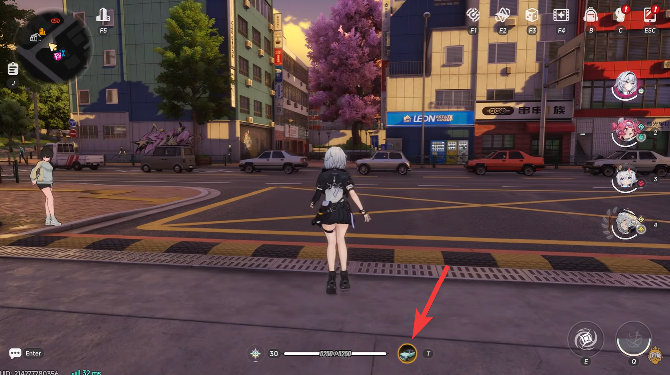 Vehicle summoning-switching system in NTE-Neverness to Everness