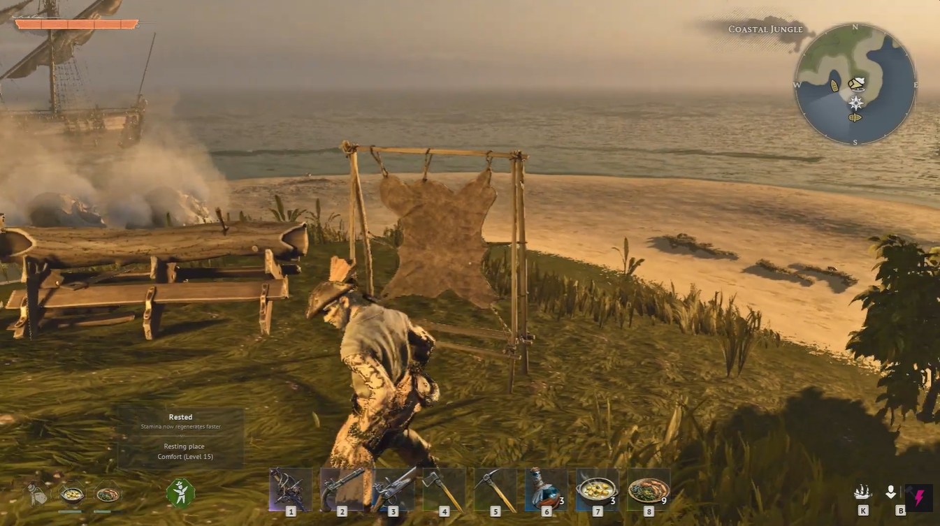 Windrose Tanning Rack Guide (Image credit: Kraken Express / Via: YouTube – ASAP)