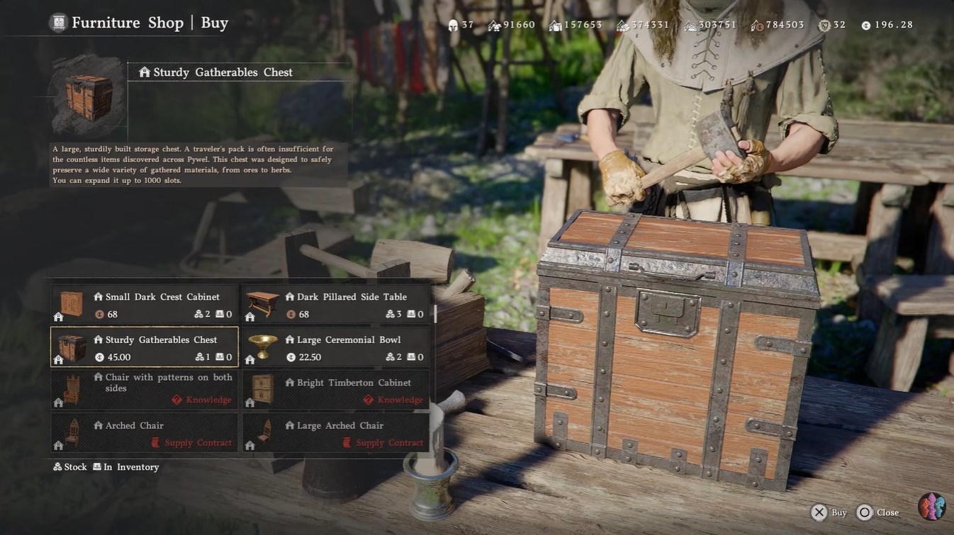 Sturdy chest Crimson Desert (Image credit: Pearl Abyss / Via: YouTube - RageGamingVideos)