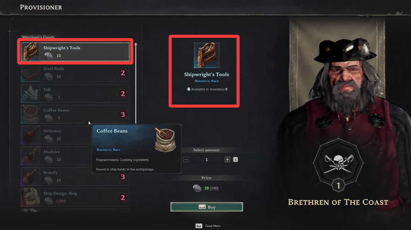 Windrose Shipwright’s Tools guide